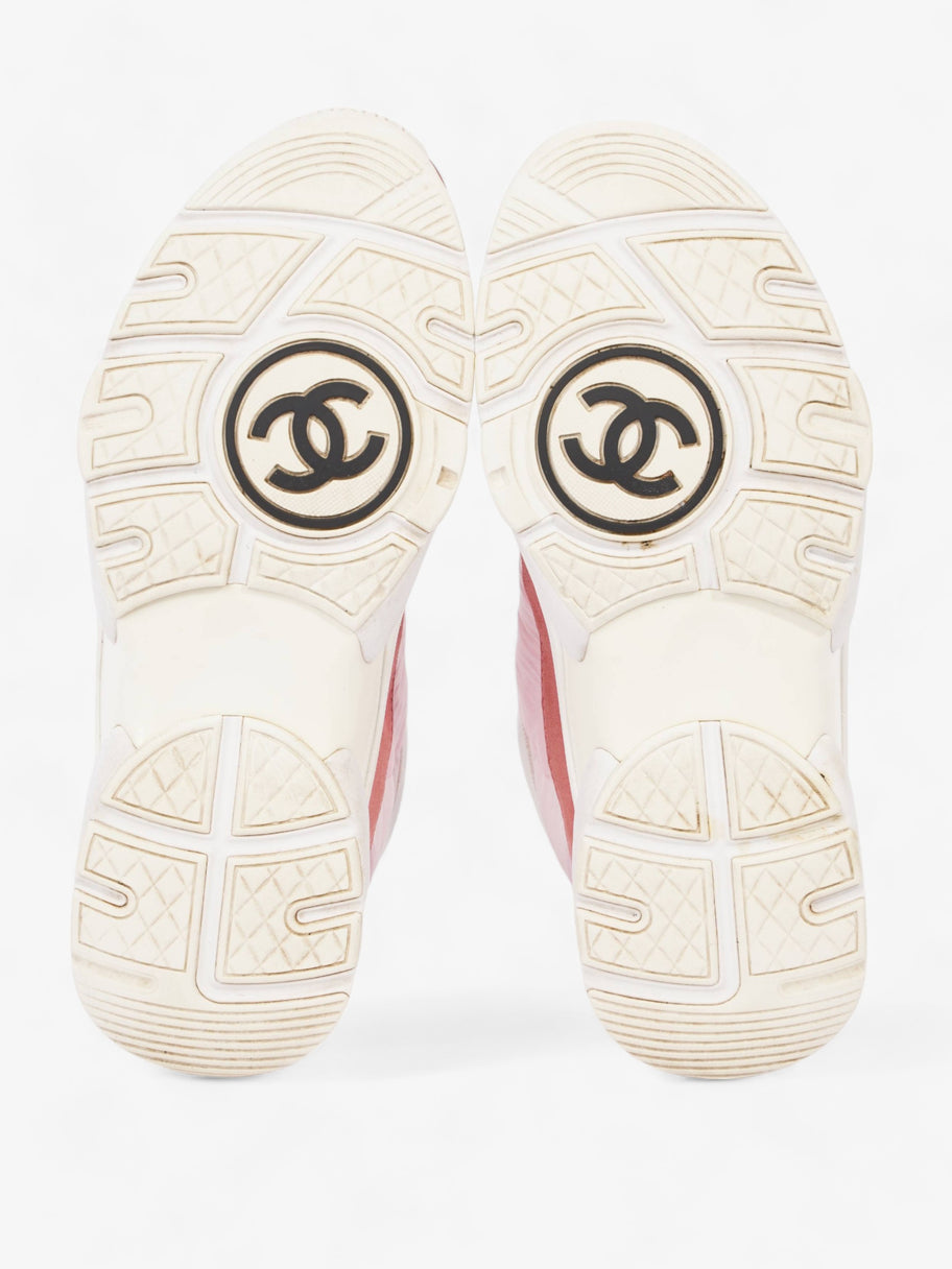 CC Logo Sneakers Pink / Red / White Nylon EU 37 UK 4 Image 7