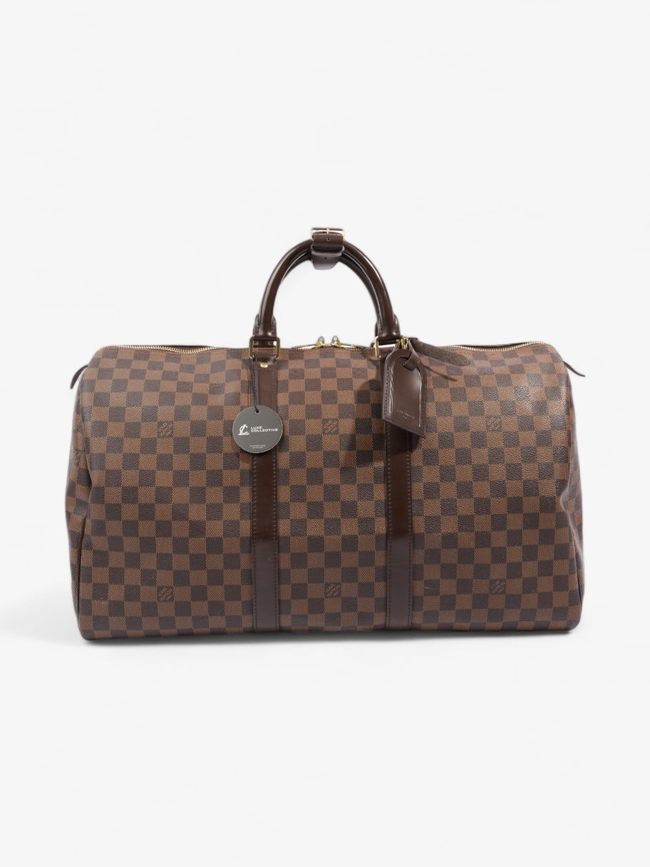 Louis Vuitton Keepall 50 Damier Ebene Coated Canvas Image 8