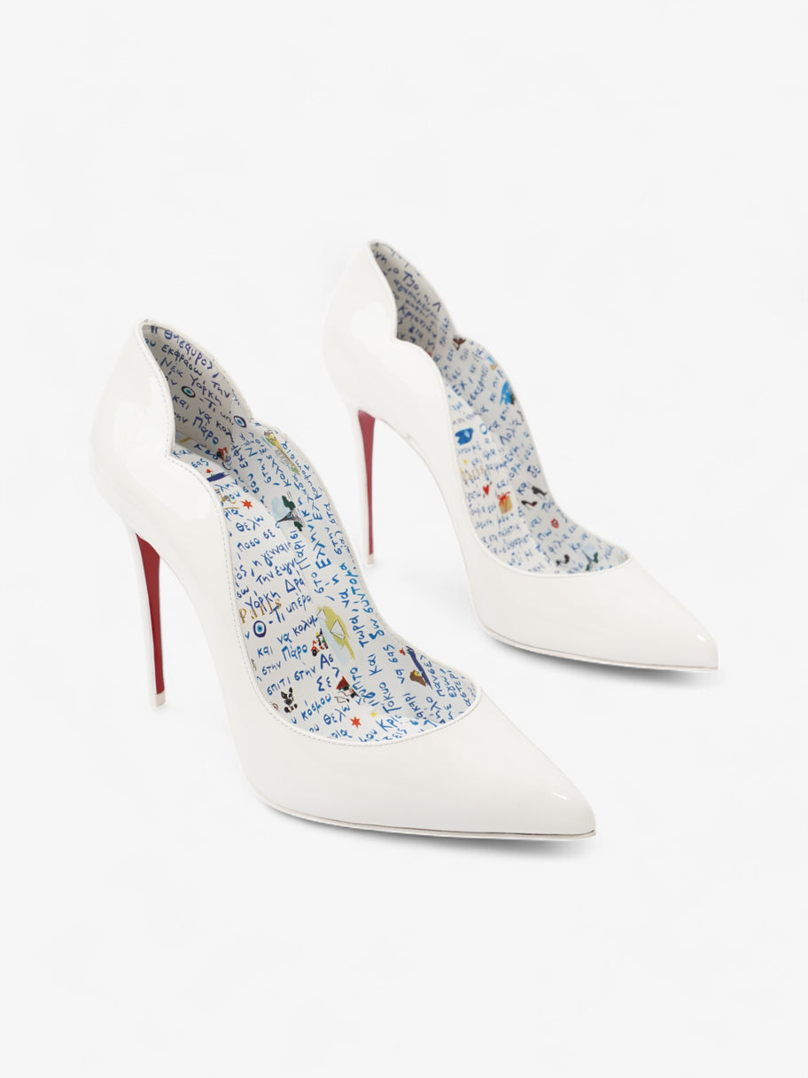 Christian Louboutin Hot Chick 100 White Patent Leather EU 37 UK 4 Image 2