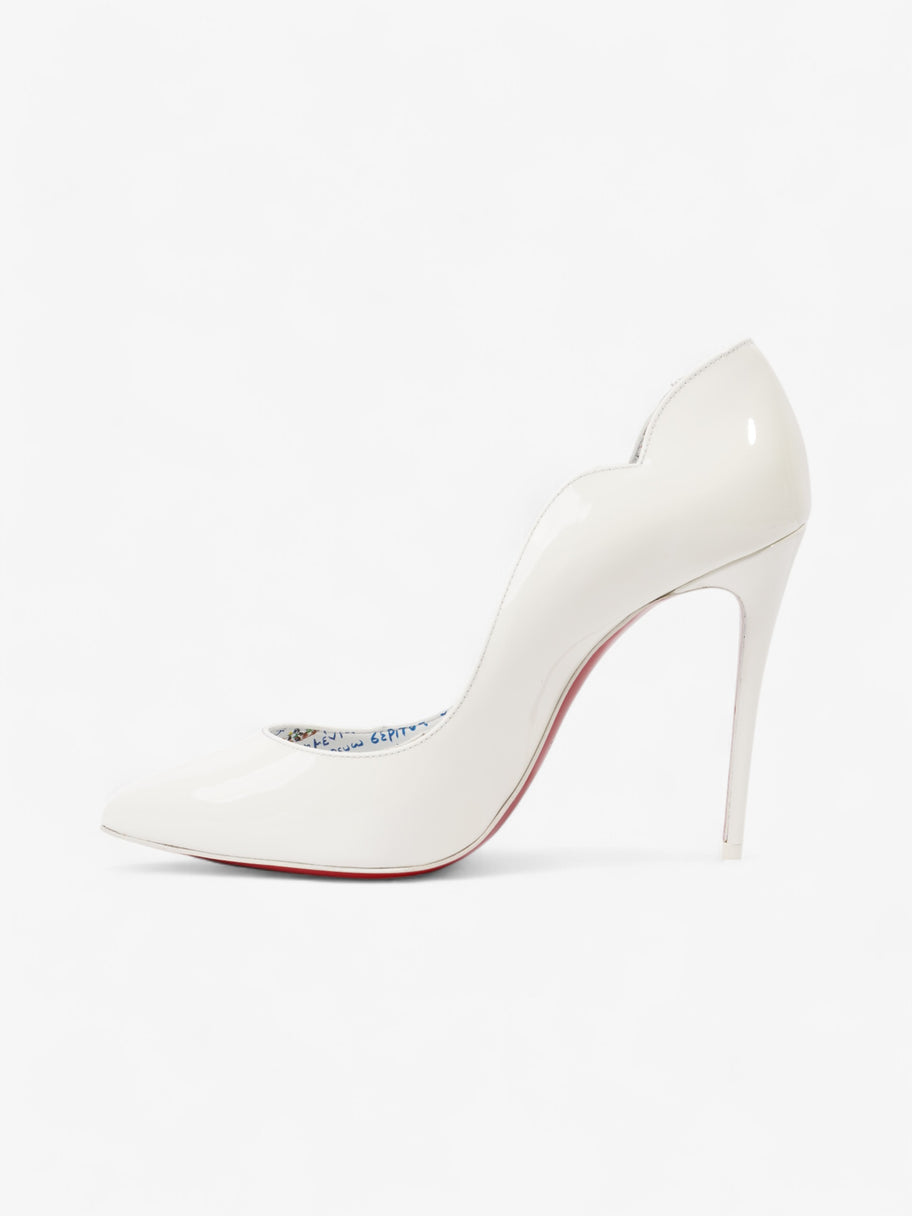 Christian Louboutin Hot Chick 100 White Patent Leather EU 37 UK 4 Image 3