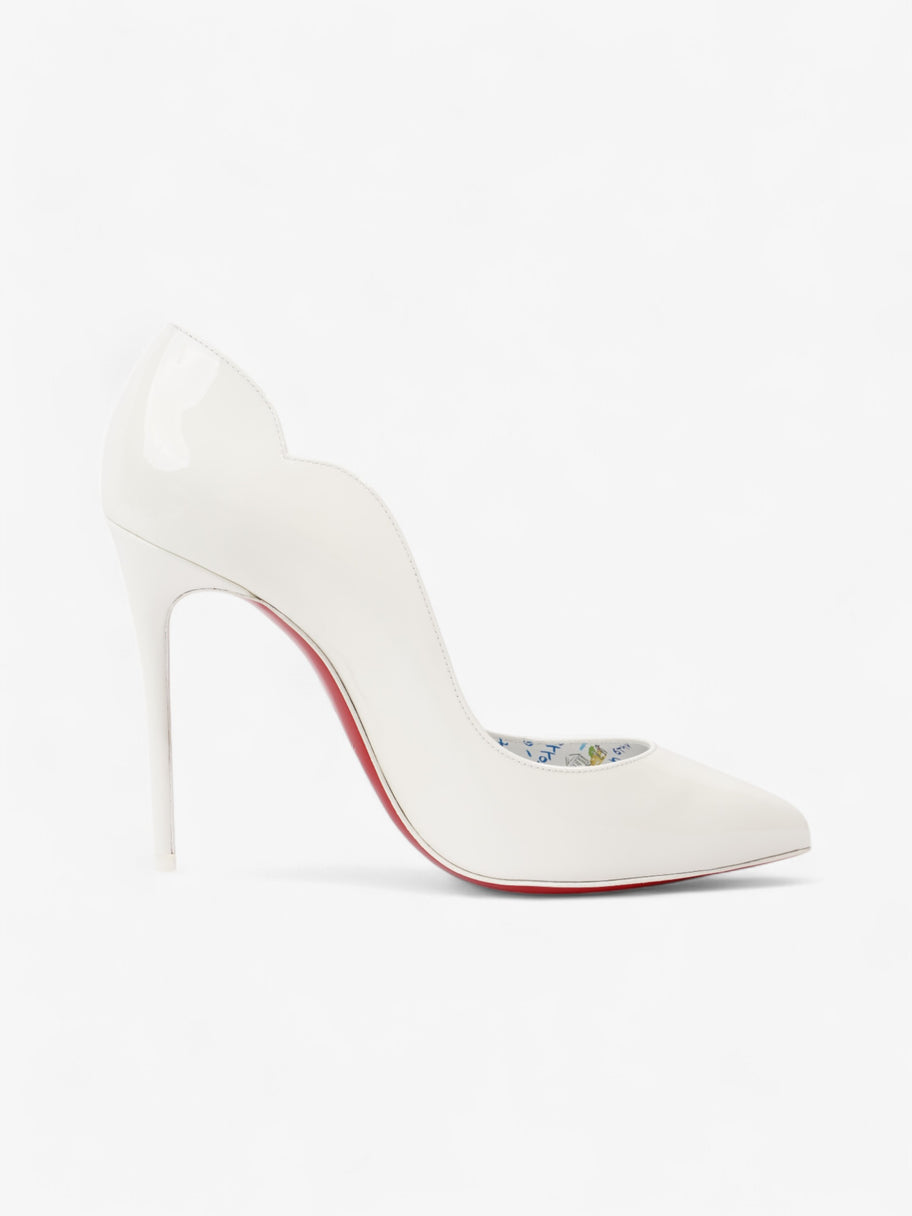 Christian Louboutin Hot Chick 100 White Patent Leather EU 37 UK 4 Image 4