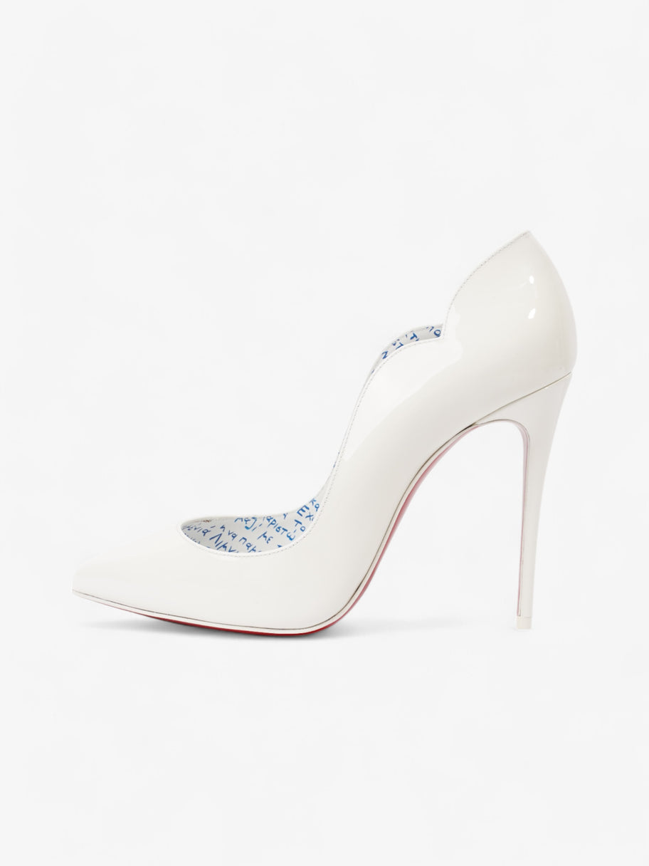 Christian Louboutin Hot Chick 100 White Patent Leather EU 37 UK 4 Image 5