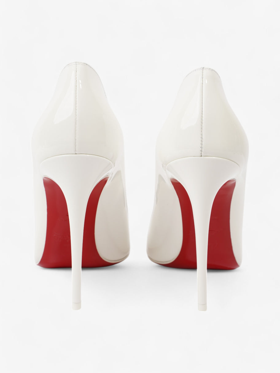 Christian Louboutin Hot Chick 100 White Patent Leather EU 37 UK 4 Image 6