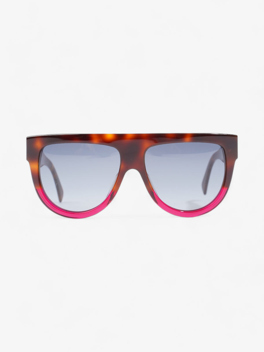 Celine Shadow Sunglasses Havana Brown / Fuschia Acetate 150mm Image 1