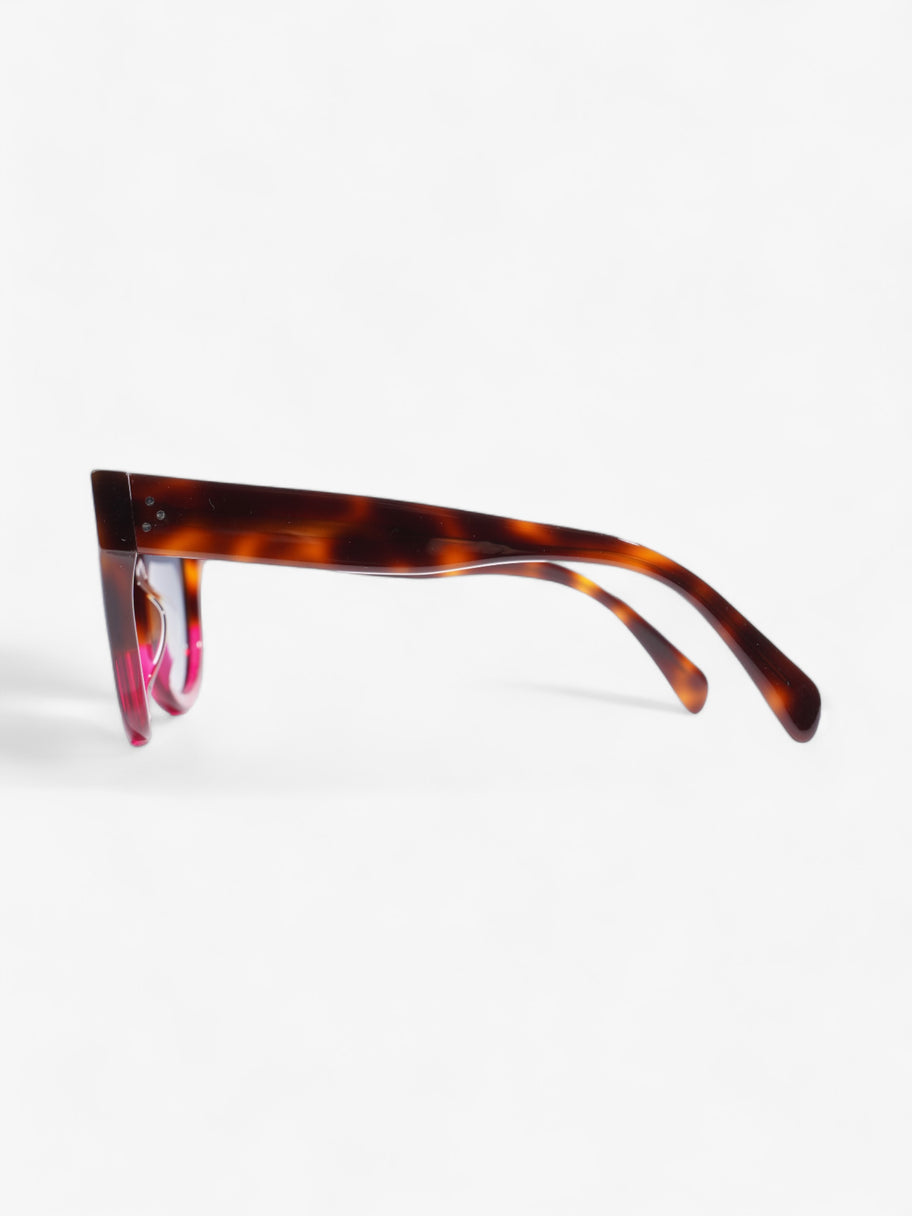 Celine Shadow Sunglasses Havana Brown / Fuschia Acetate 150mm Image 2