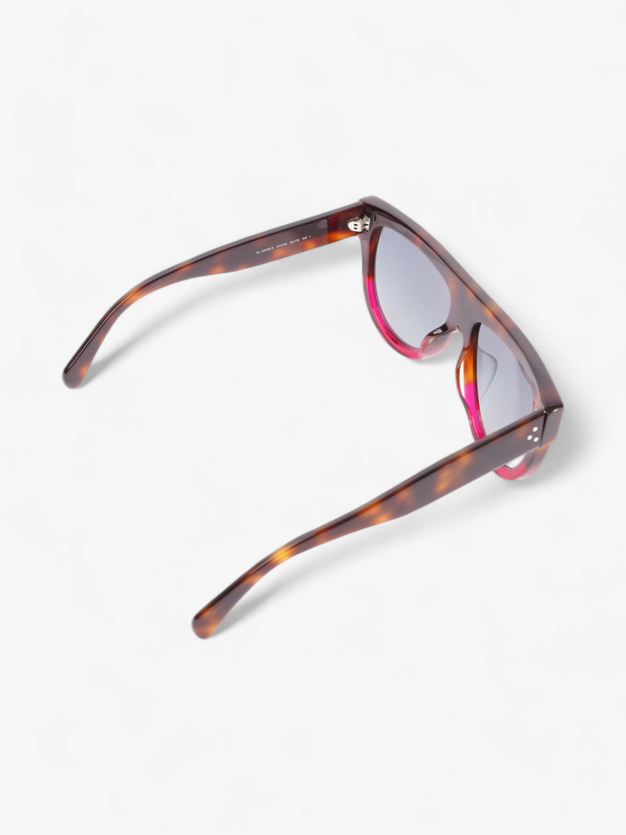 Celine Shadow Sunglasses Havana Brown / Fuschia Acetate 150mm Image 7