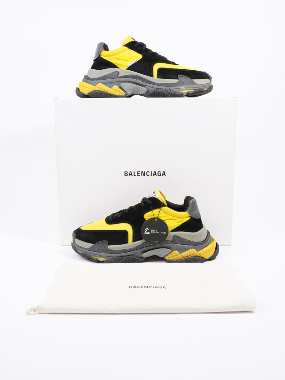 Triple S Black / Yellow  Suede EU 44 UK 10 Image 10