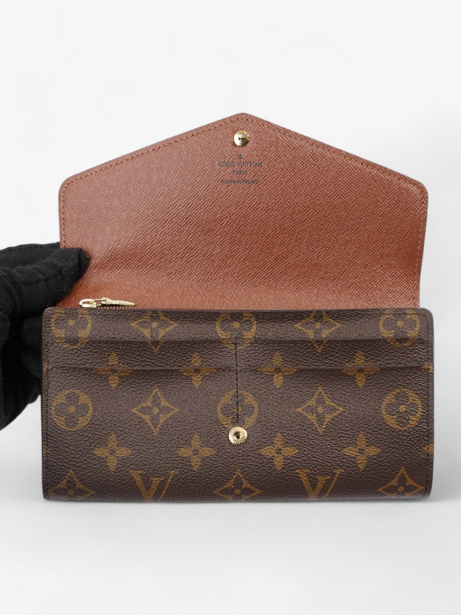 Louis Vuitton Sarah Wallet Monogram / Gold Canvas Image 7