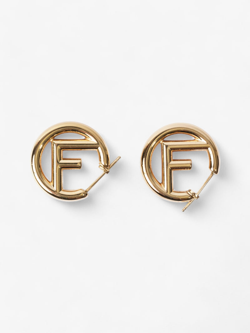  Fendi F is Fendi Earrings Gold Base Metal