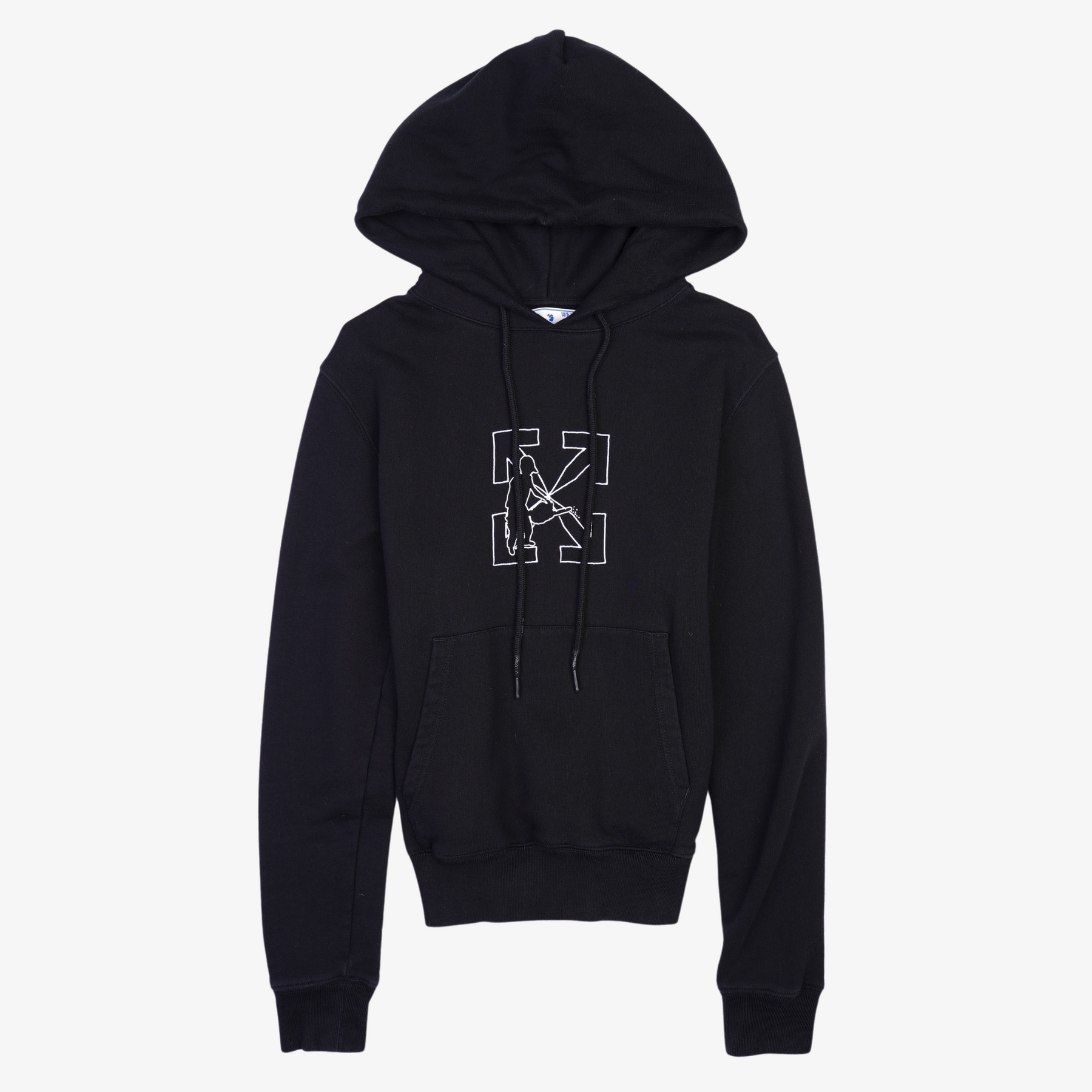 Black off white outlet hoodie mens