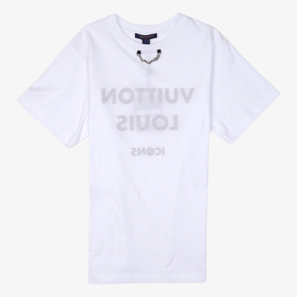 Shop Louis Vuitton 2021-22FW Louis vuitton print t-shirt (1A84CL