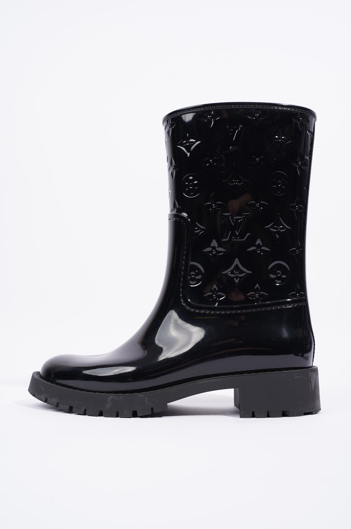 Drops Flat Half Boots - Luxury Black