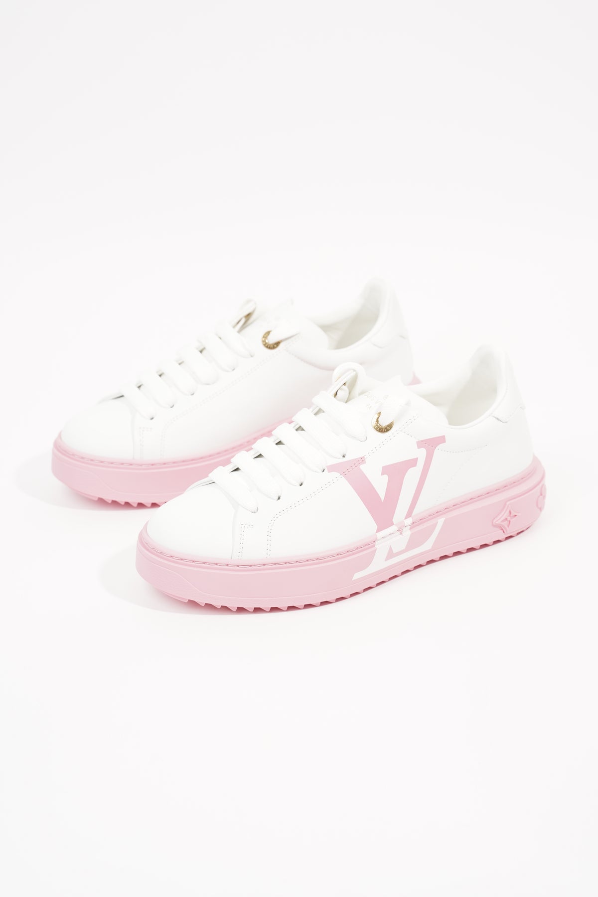 louis vuitton time out sneakers pink