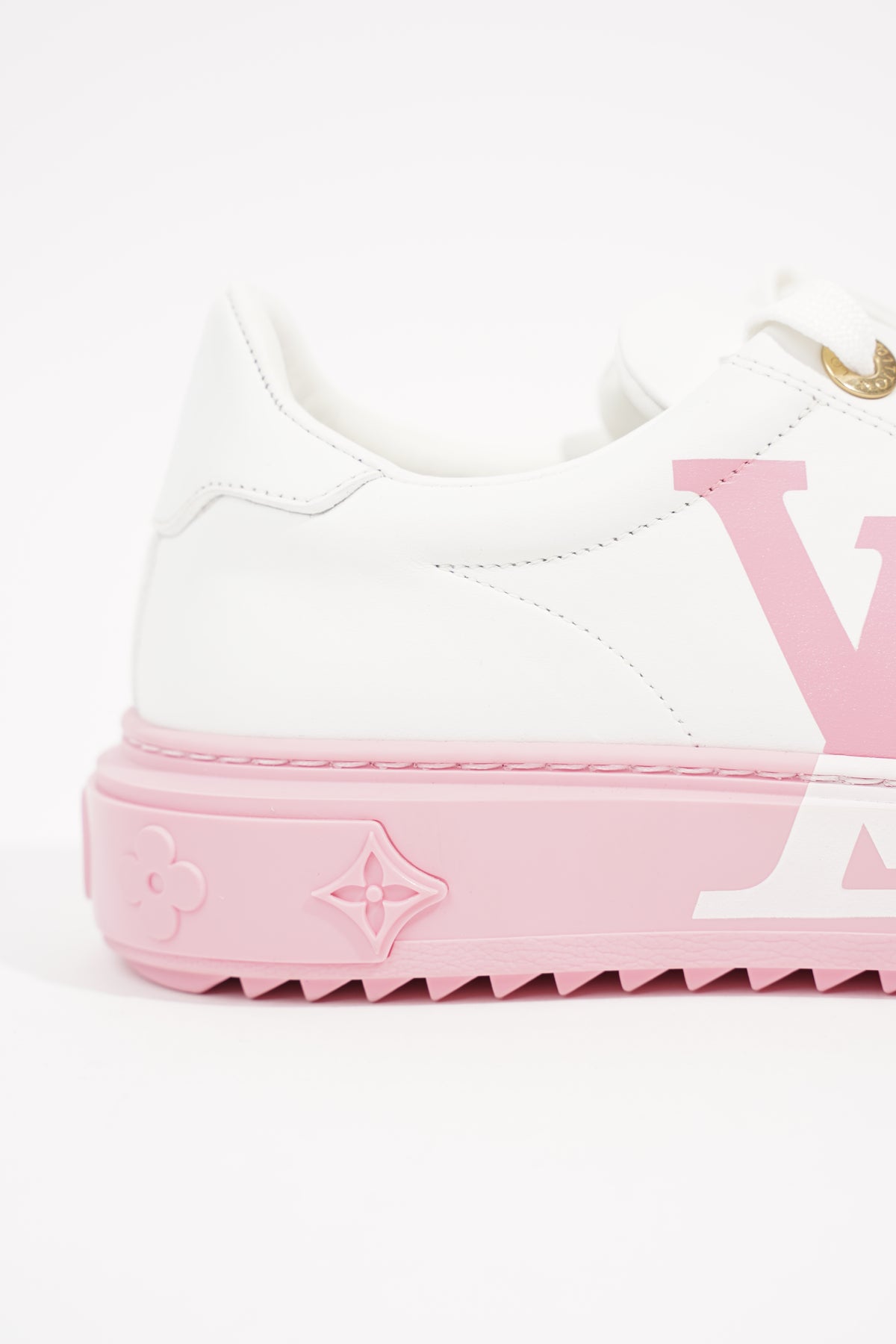 replica LV time out sneaker  Lv sneakers, Sneakers, Trainer heels