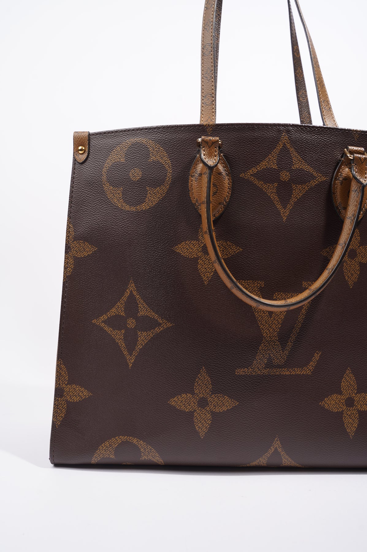 Louis Vuitton Womens On The Go Reverse Monogram GM – Luxe Collective