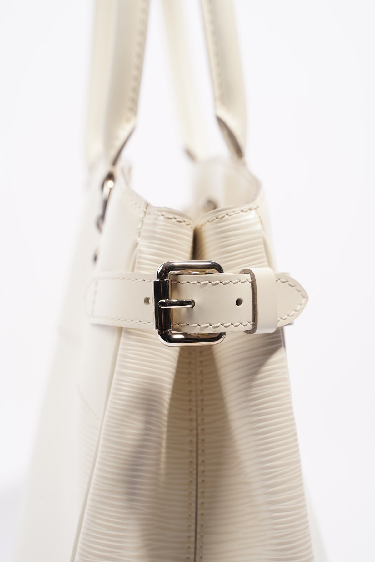 Louis Vuitton Vintage - Passy PM Bag - White Ivory - Leather and