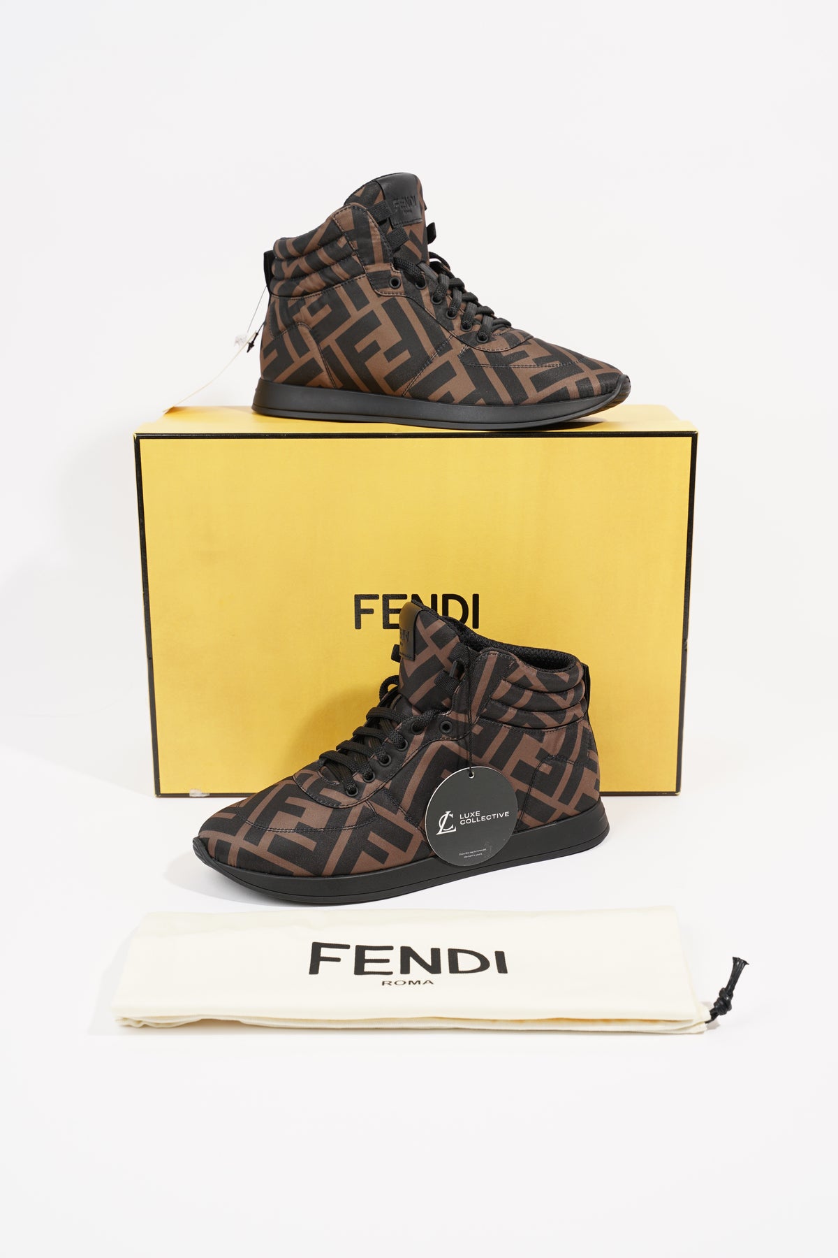 Fendi high top clearance sneakers