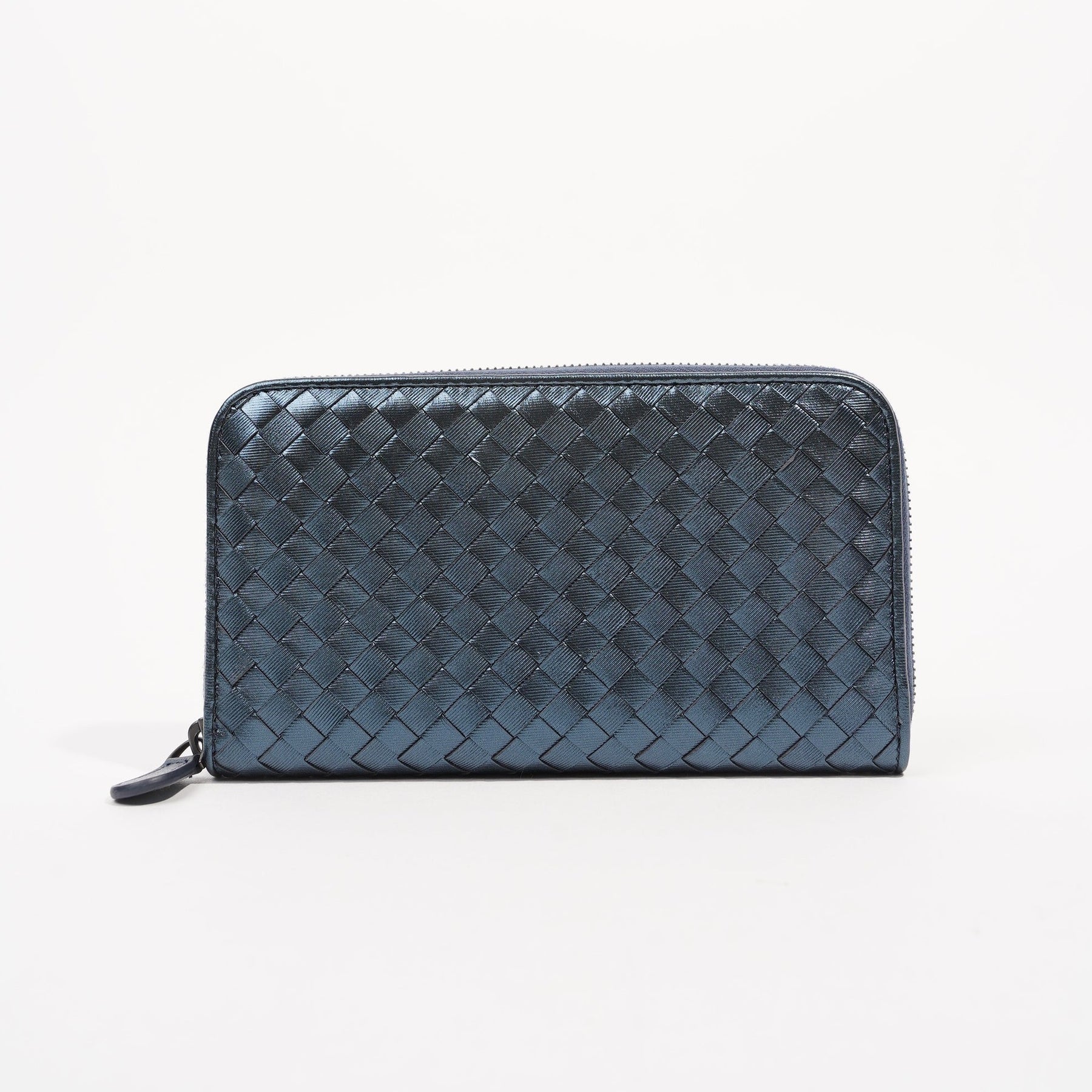 Bottega Veneta® Women's Intrecciato Wallet On Strap in Black. Shop