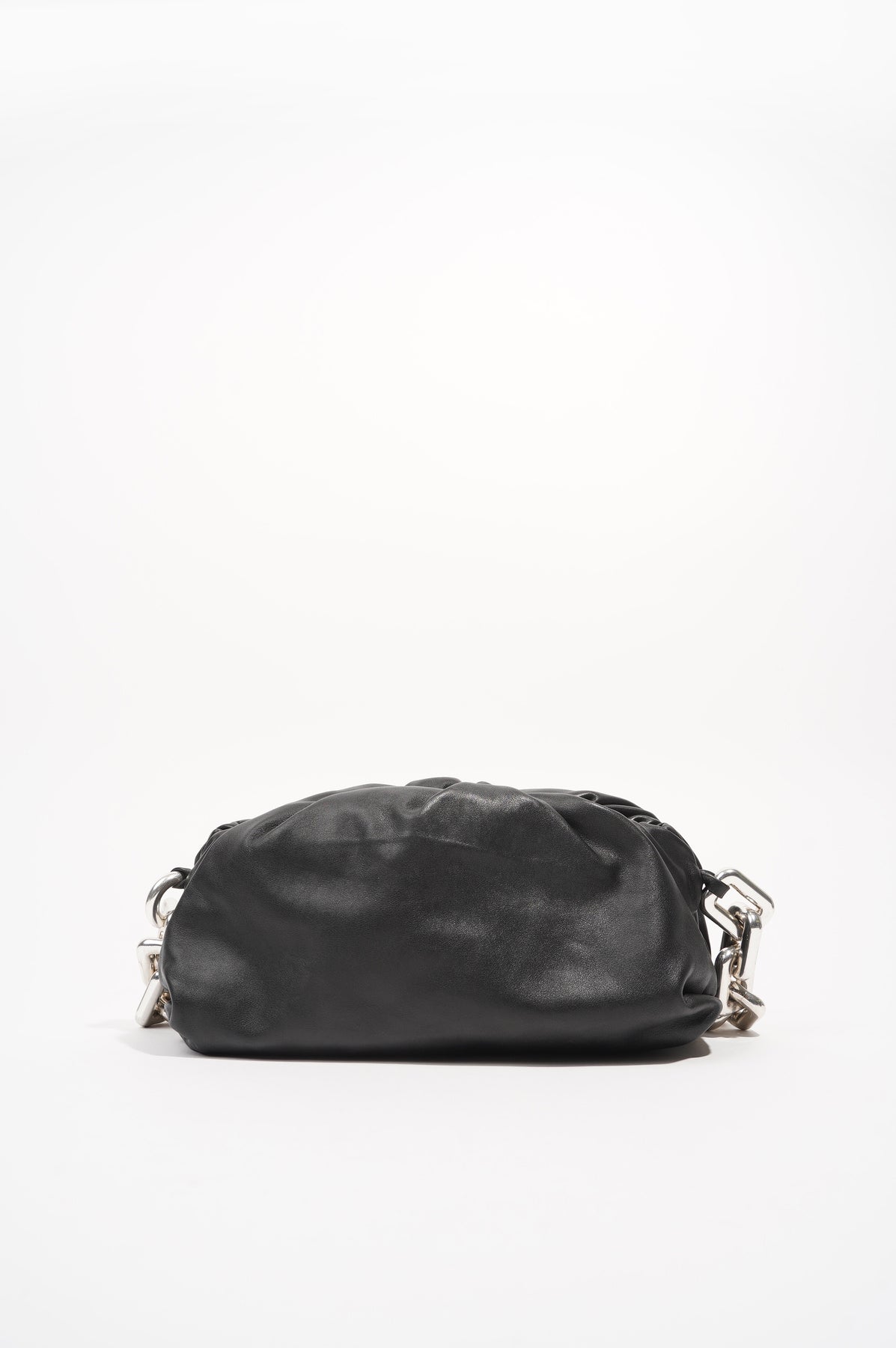 Bottega Veneta Womens Chain Pouch Black / Silver – Luxe Collective