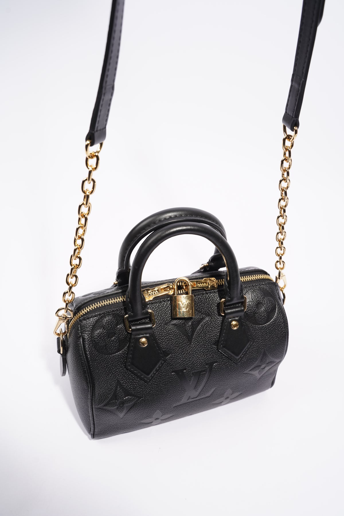 Louis Vuitton Speedy Bandoulière 20 Black Monogram Empreinte Leather –  ＬＯＶＥＬＯＴＳＬＵＸＵＲＹ