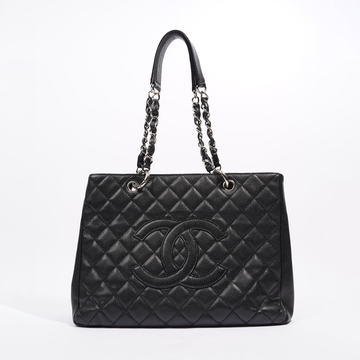 Chanel Womens Grand Shopping Tote Black – Luxe Collective