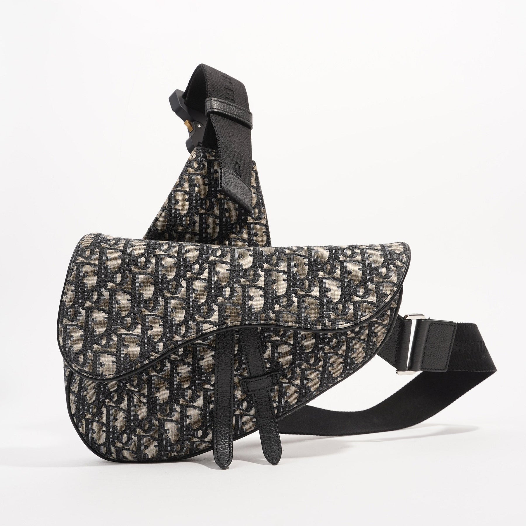 Christian Dior Mens Canvas Crossbody Saddle Bag Oblique Jacquard  Luxe  Collective