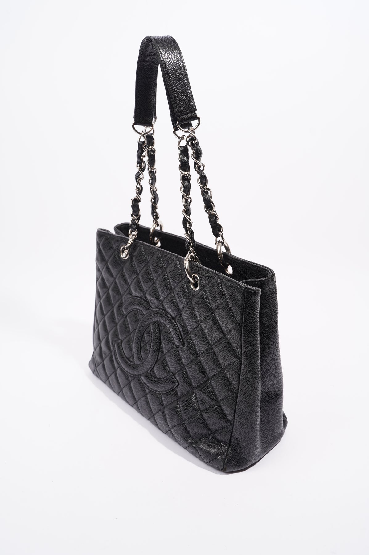Chanel Womens Grand Shopping Tote Black – Luxe Collective