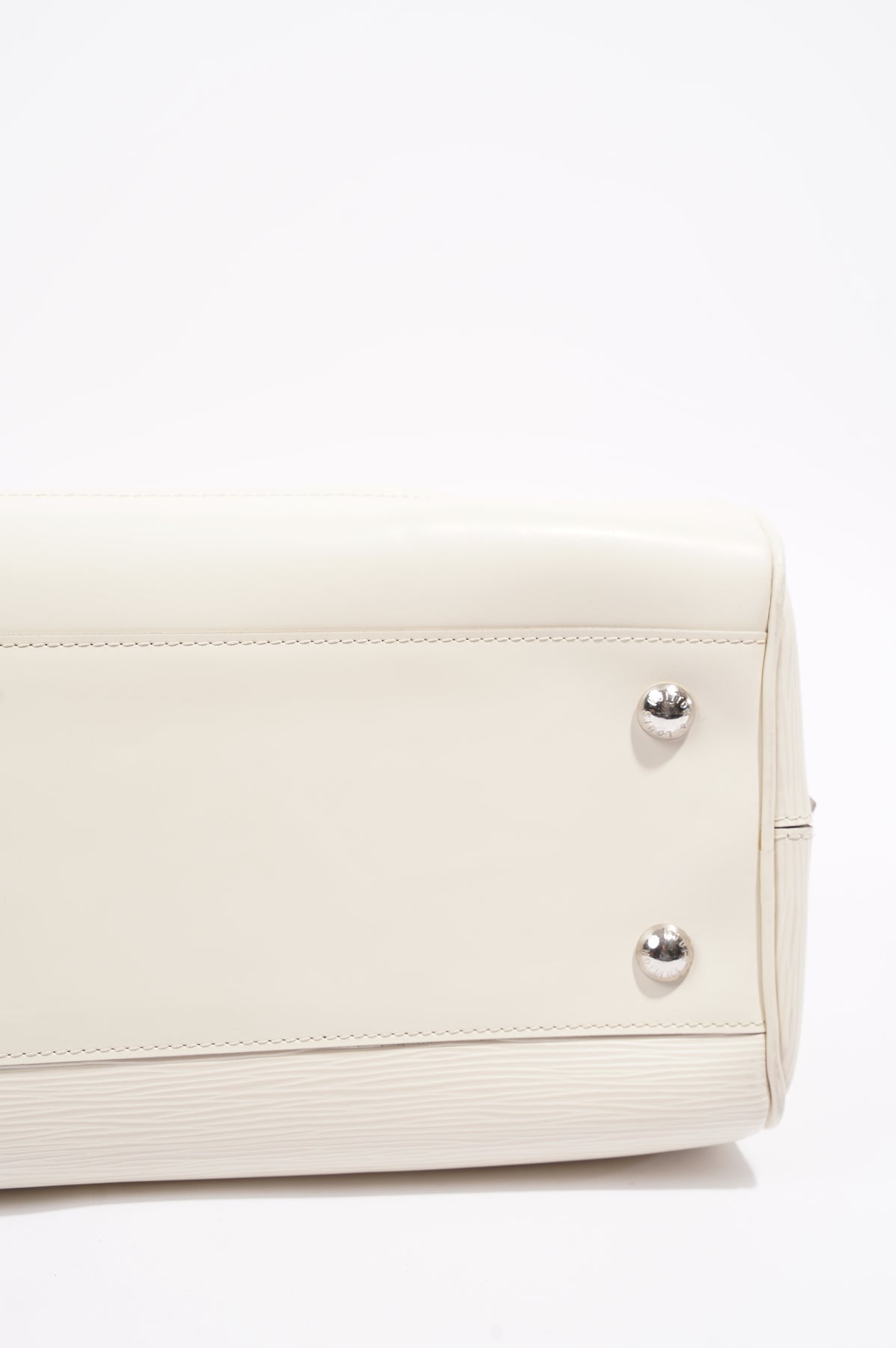 Mini Dauphine Epi Leather Immaculate White GHW