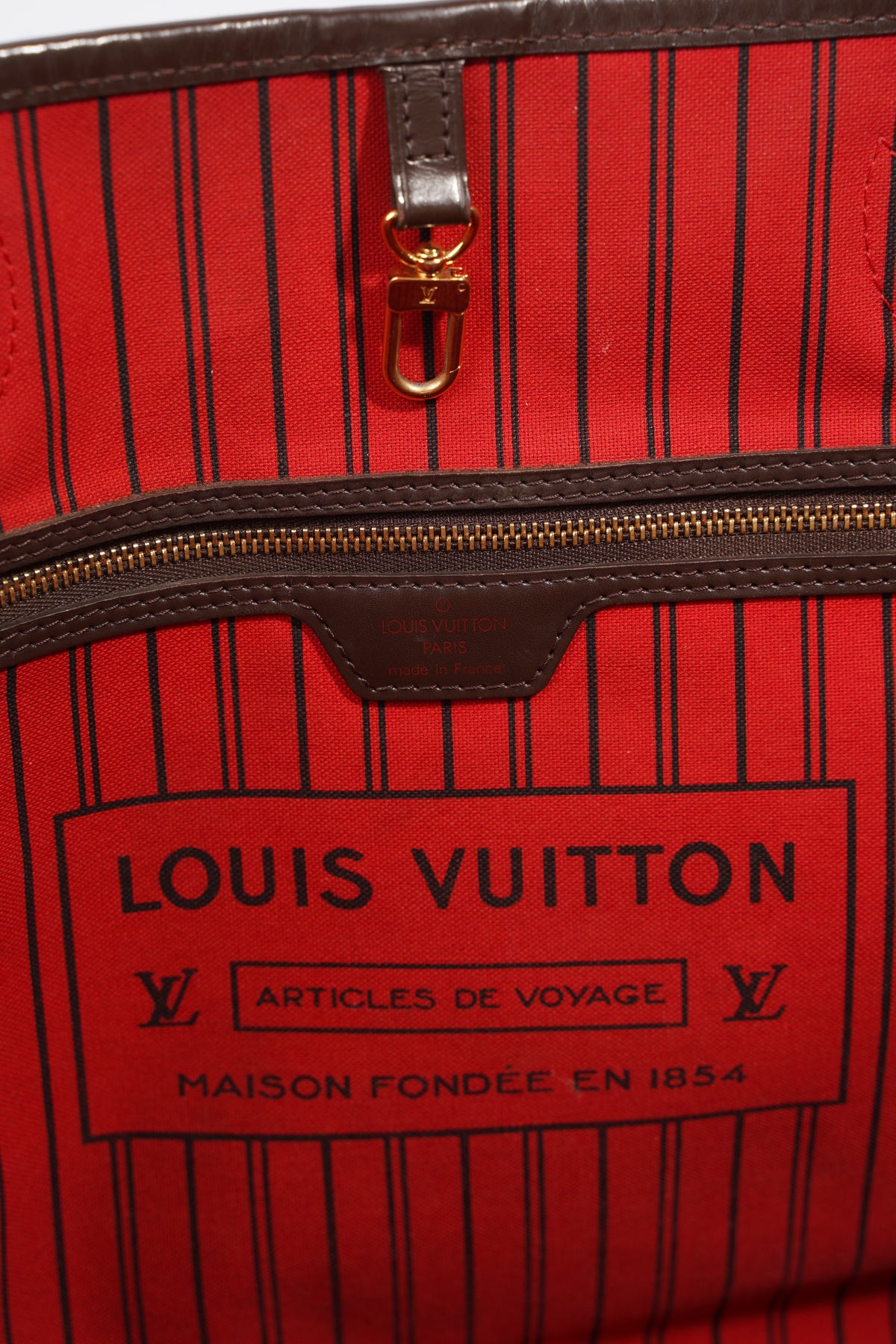 Louis Vuitton Neverfull Pouch Damier Ebene Canvas – Luxe Collective