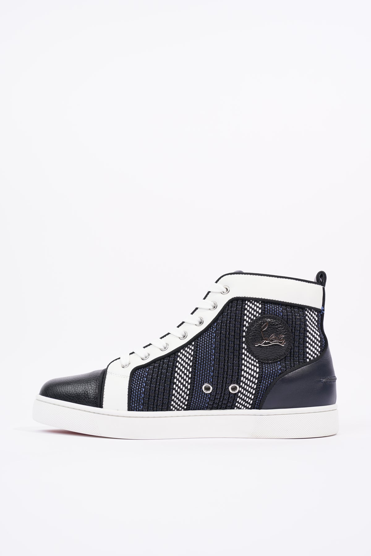 Christian Louboutin Mens Junior High Top Black / White / Navy EU