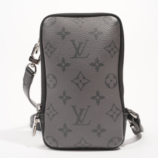Louis Vuitton, Bags, Louis Vuitton Double Phone Pouch Reverse Monogram  Eclipse Canvas