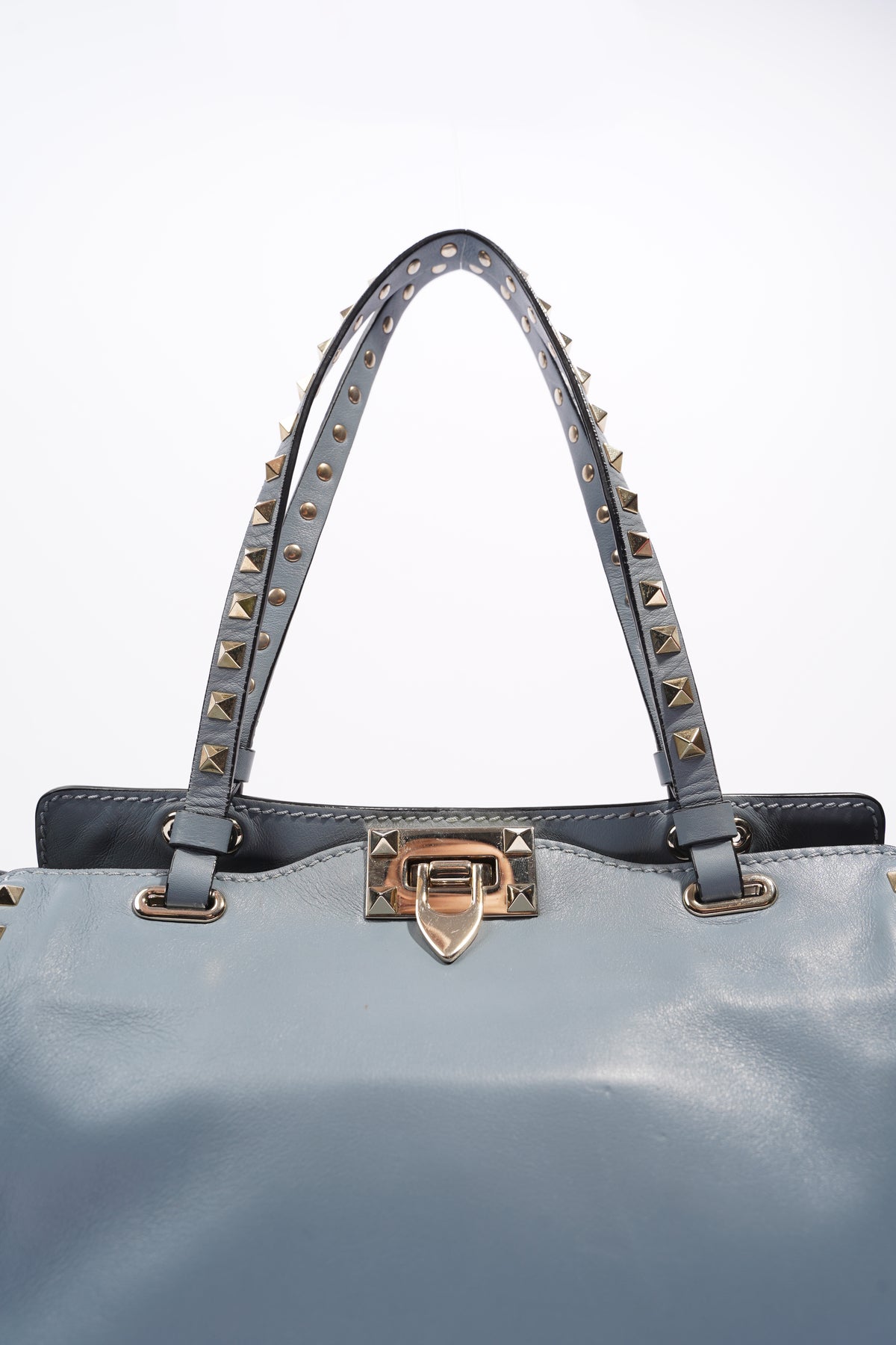 Valentino Womens Rockstud Tote Blue Small – Luxe Collective