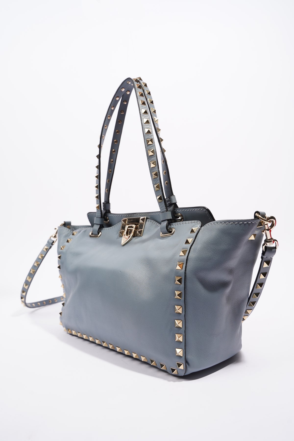 Valentino Womens Rockstud Tote Blue Small – Luxe Collective