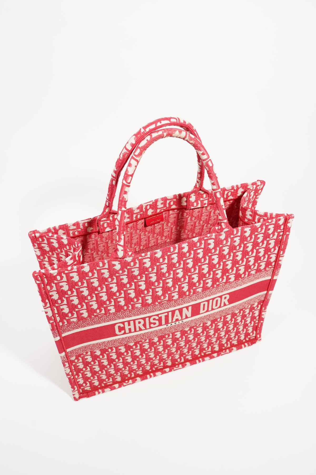 Large Dior Tote (New Red)