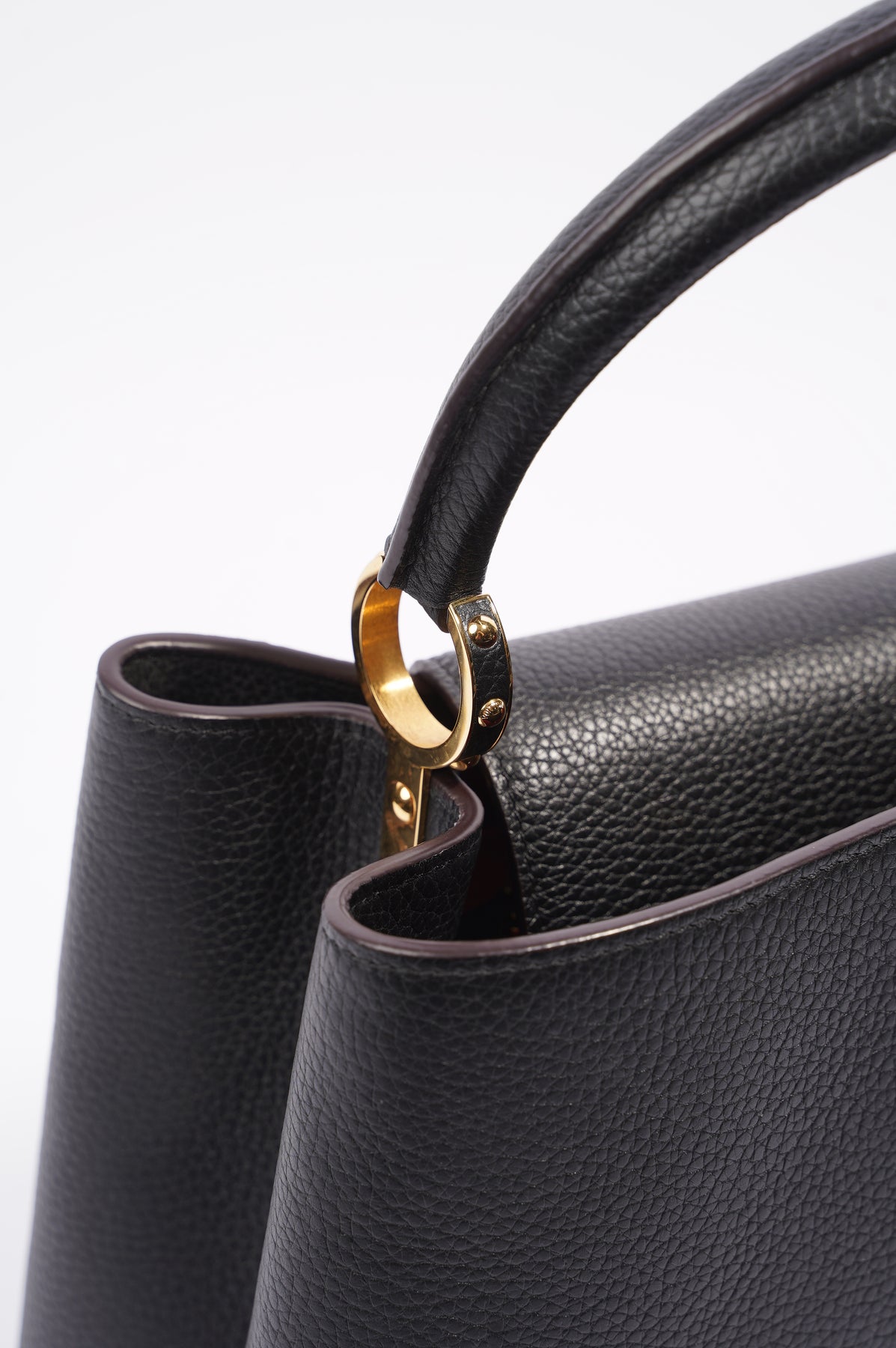 Louis Vuitton Lizard Capucines MM - Black Handle Bags, Handbags - LOU540832