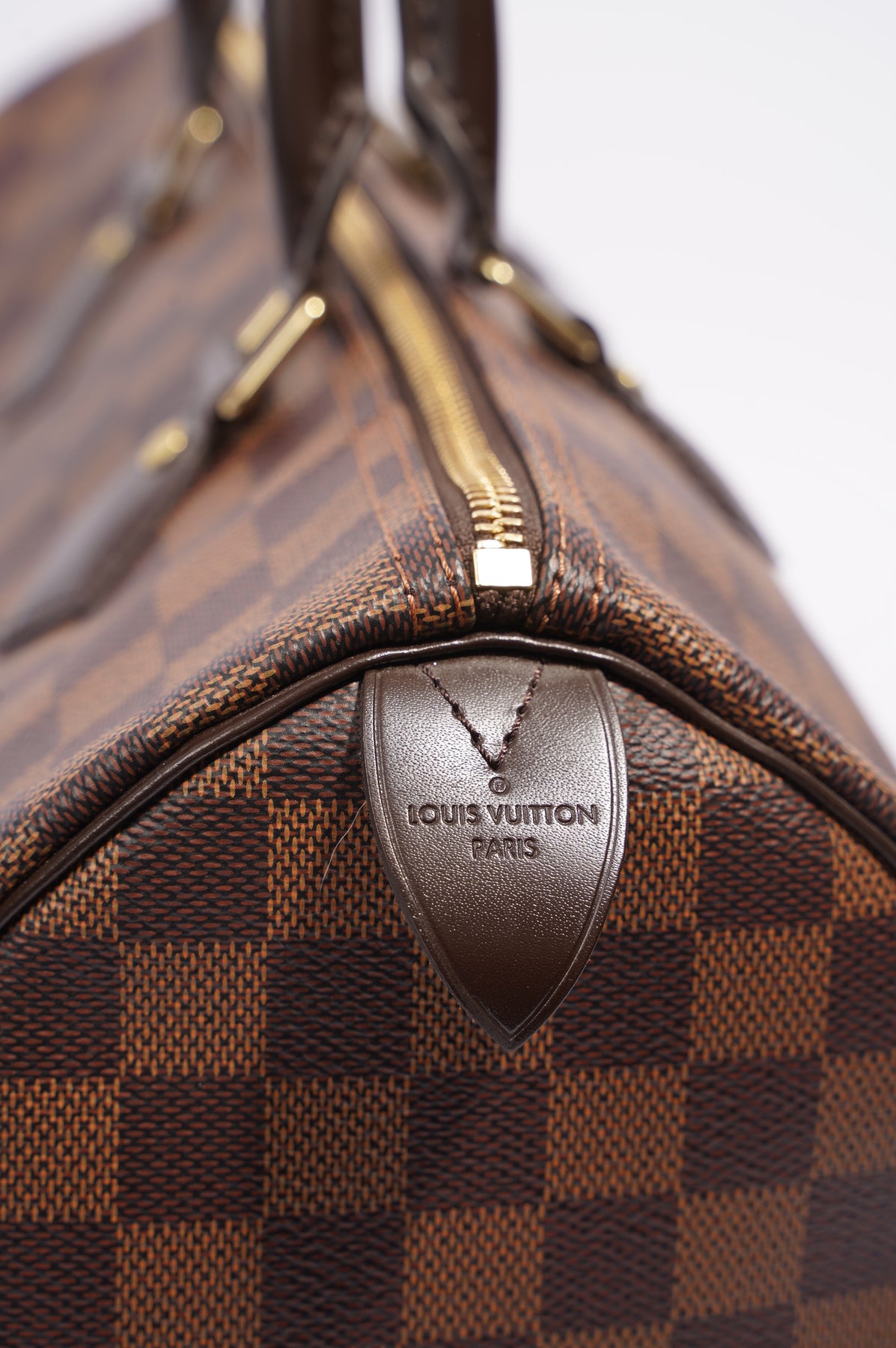 Louis Vuitton Womens Speedy Damier Ebene 35 – Luxe Collective