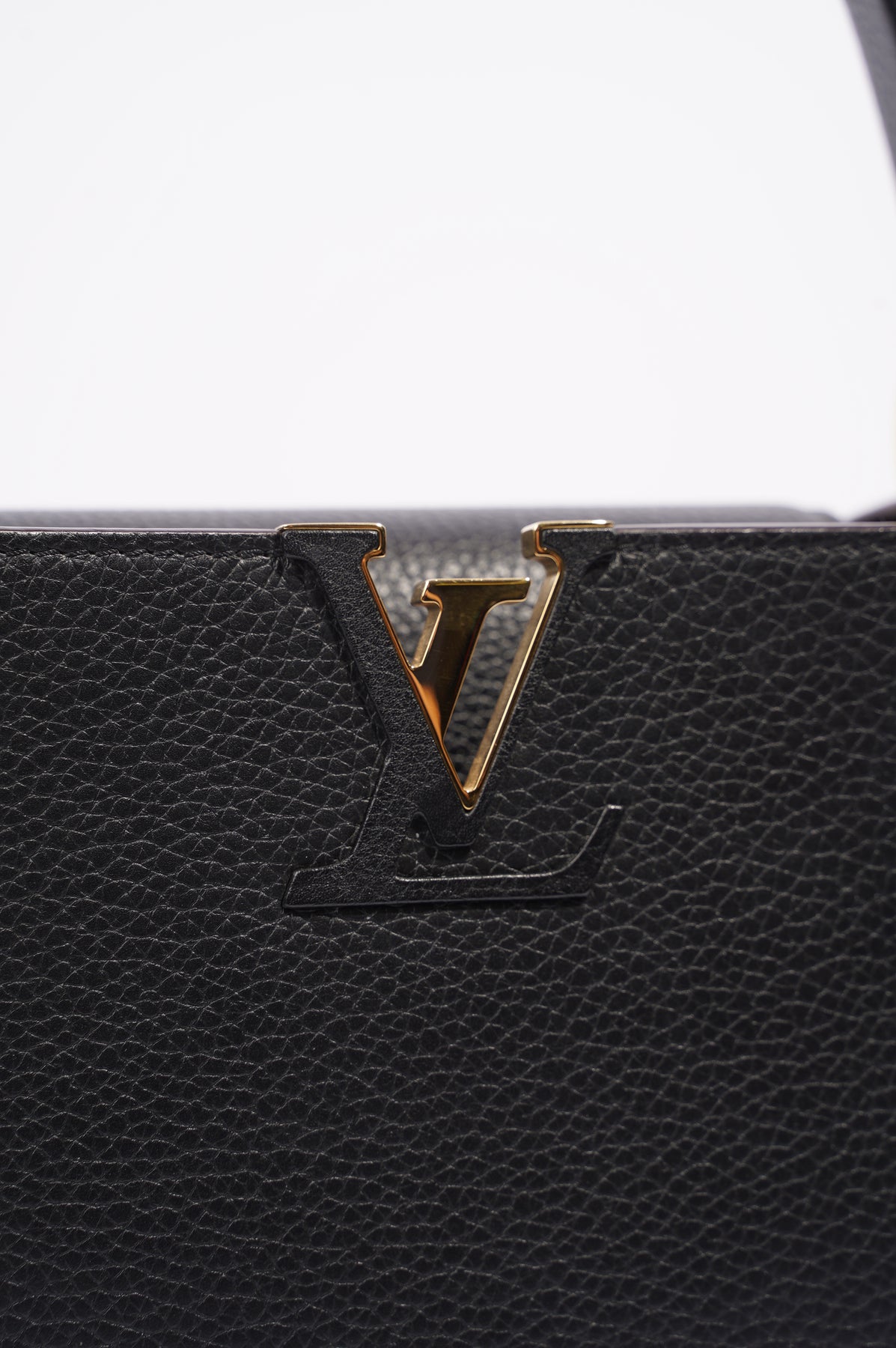 Louis Vuitton Womens Capucines Black MM – Luxe Collective