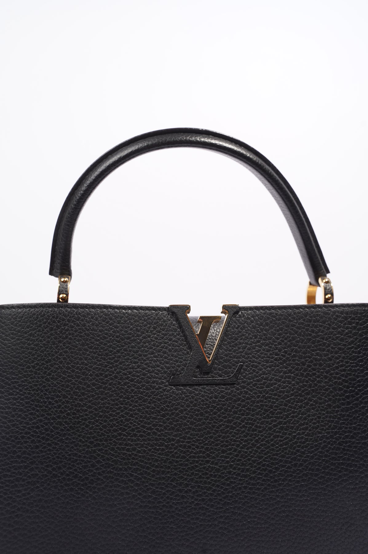 Louis Vuitton Black Capucines mm (WEZX) 144010015872 RP