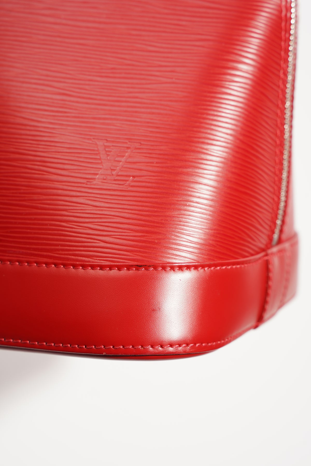 LOUIS VUITTON Handbag M52802 Alma PM Silver Hardware Epi Leather