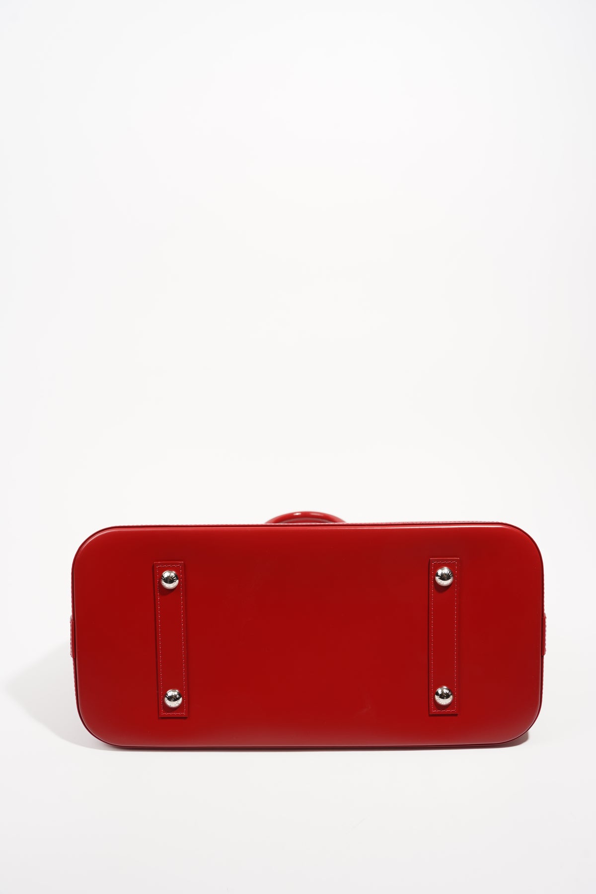 LV Alma Dark Red Epi Leather PHW Size 30 × 22 × 14 cm Made in