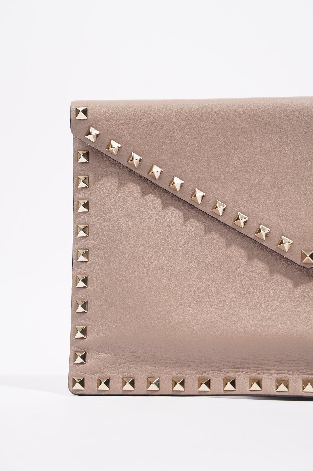 Valentino Garavani Rockstud Zip-Up Envelope Clutch Bag - ShopStyle