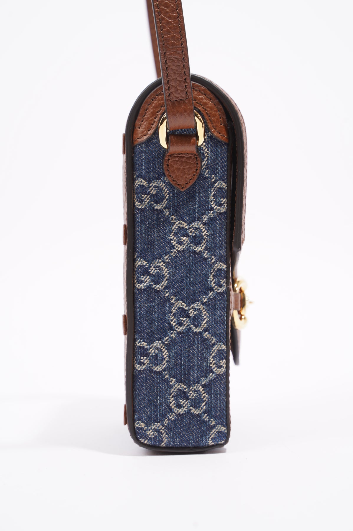 Gucci's Horsebit 1955 Mini Bag Now Comes In Blue Denim - BAGAHOLICBOY