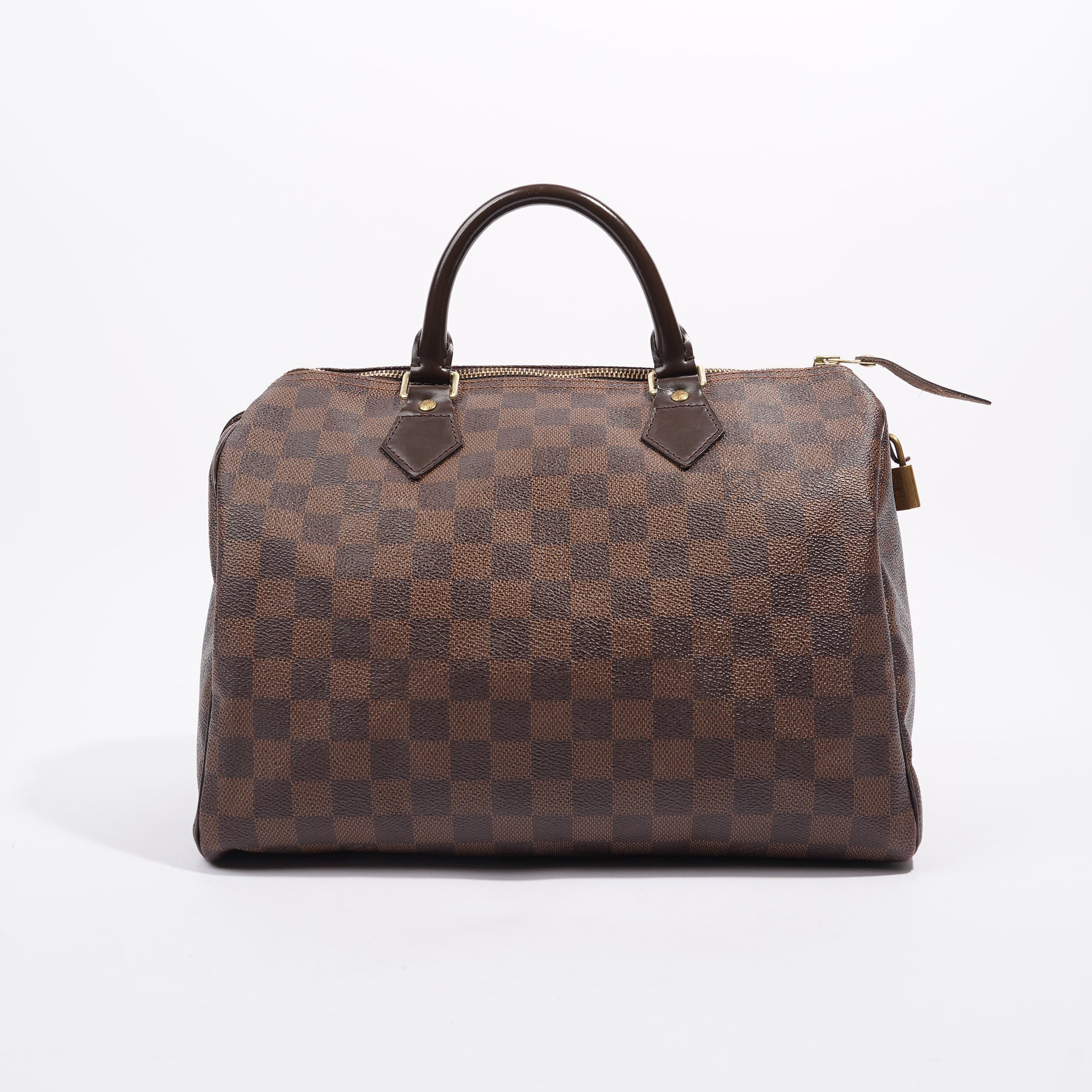 Pre-owned Louis Vuitton Speedy Damier Ebene (without Accessories) 25 Brown