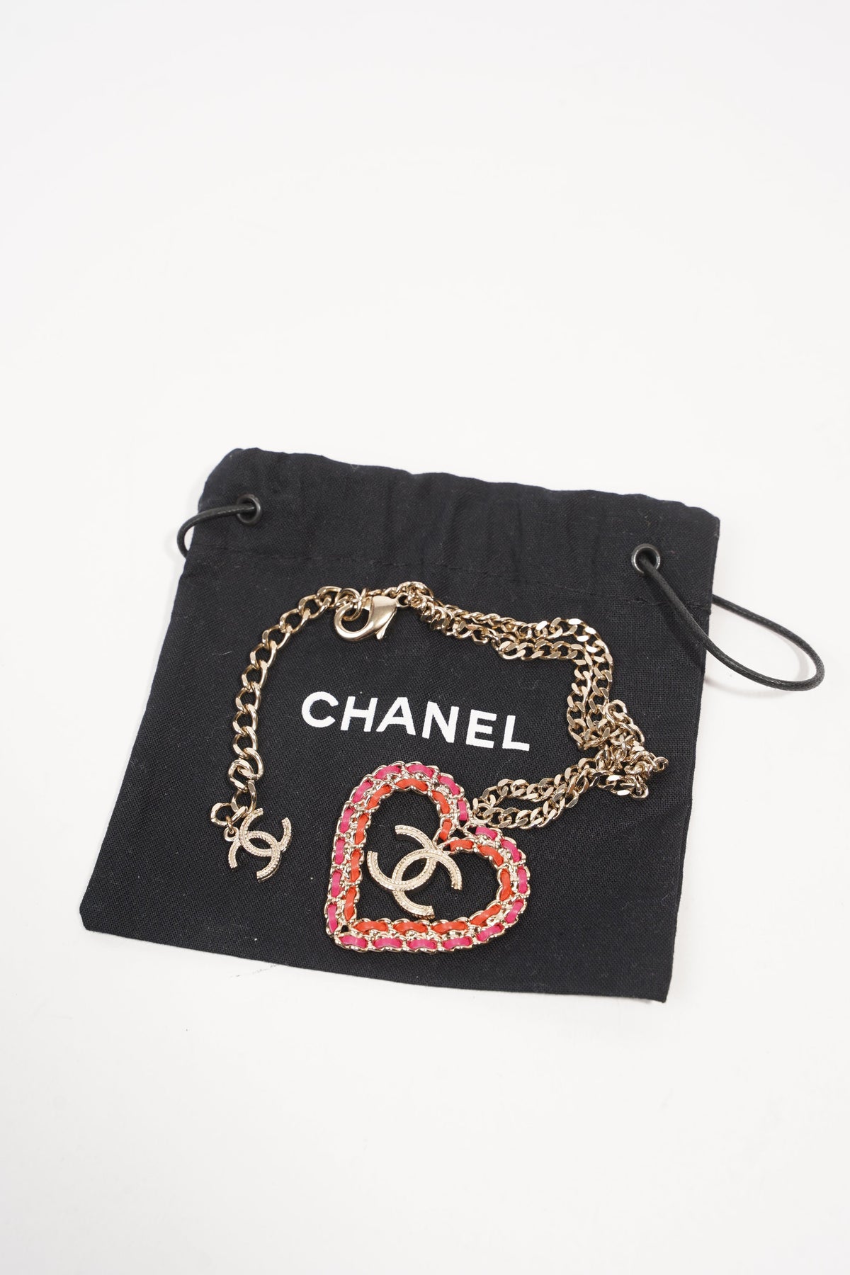 Chanel Womens CC Necklace Silver Diamanté – Luxe Collective