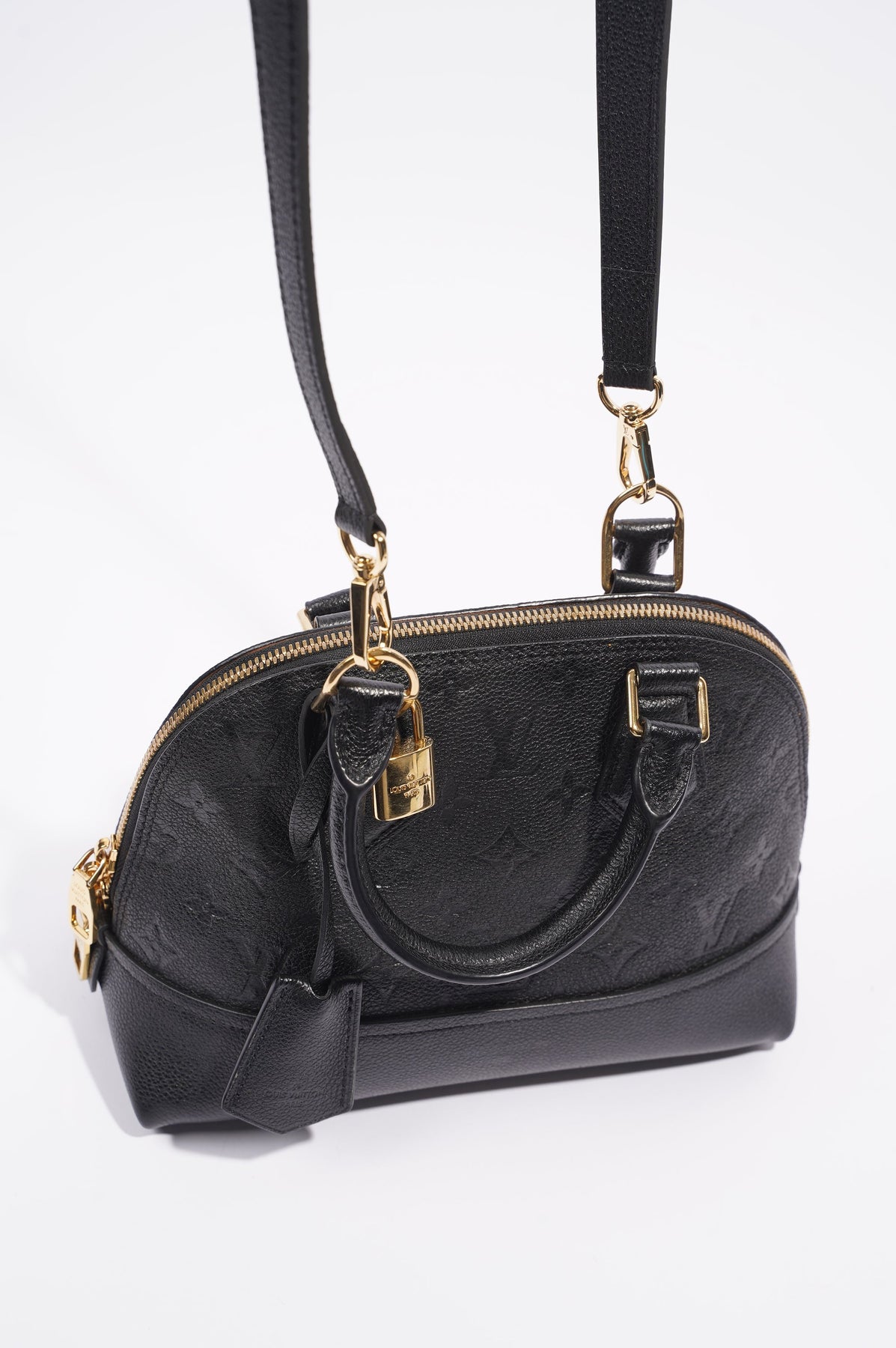 Louis Vuitton Womens Neo Alma Black Empreinte Leather BB – Luxe Collective
