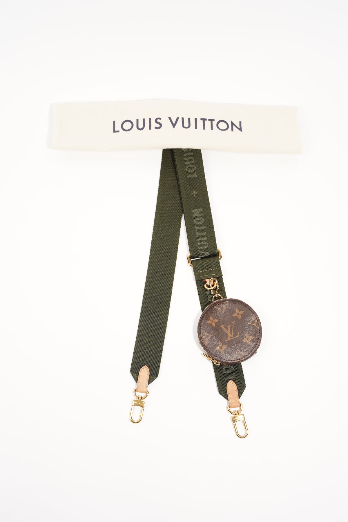 Louis Vuitton Multipochette Lanyard Key Holder, Silver, One Size