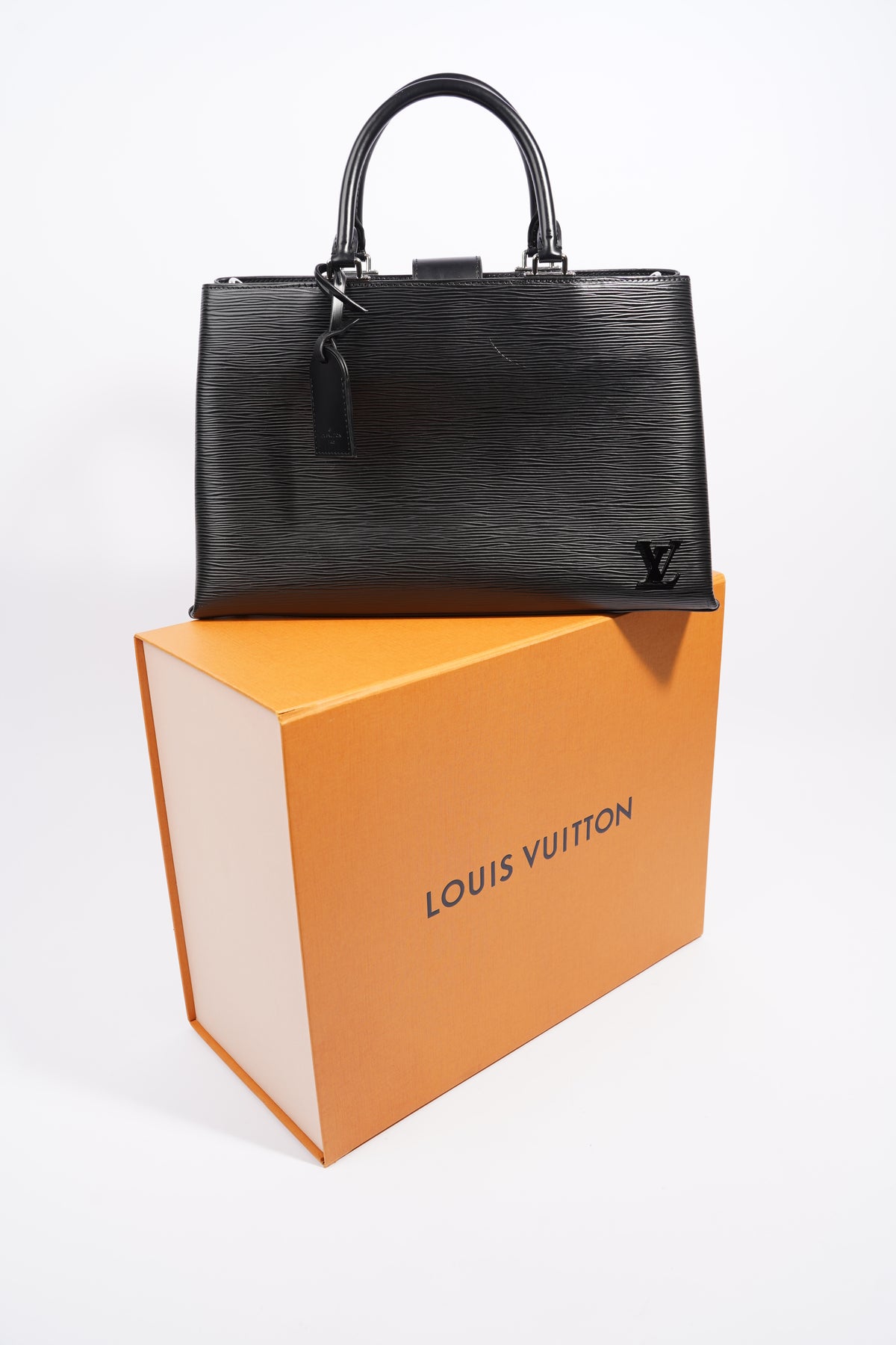 Louis Vuitton Womens Kleber Black Epi Leather MM – Luxe Collective