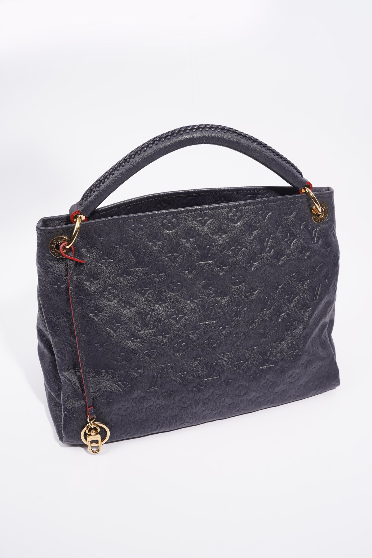 Louis Vuitton Womens Artsy Navy Empreinte Leather MM – Luxe Collective