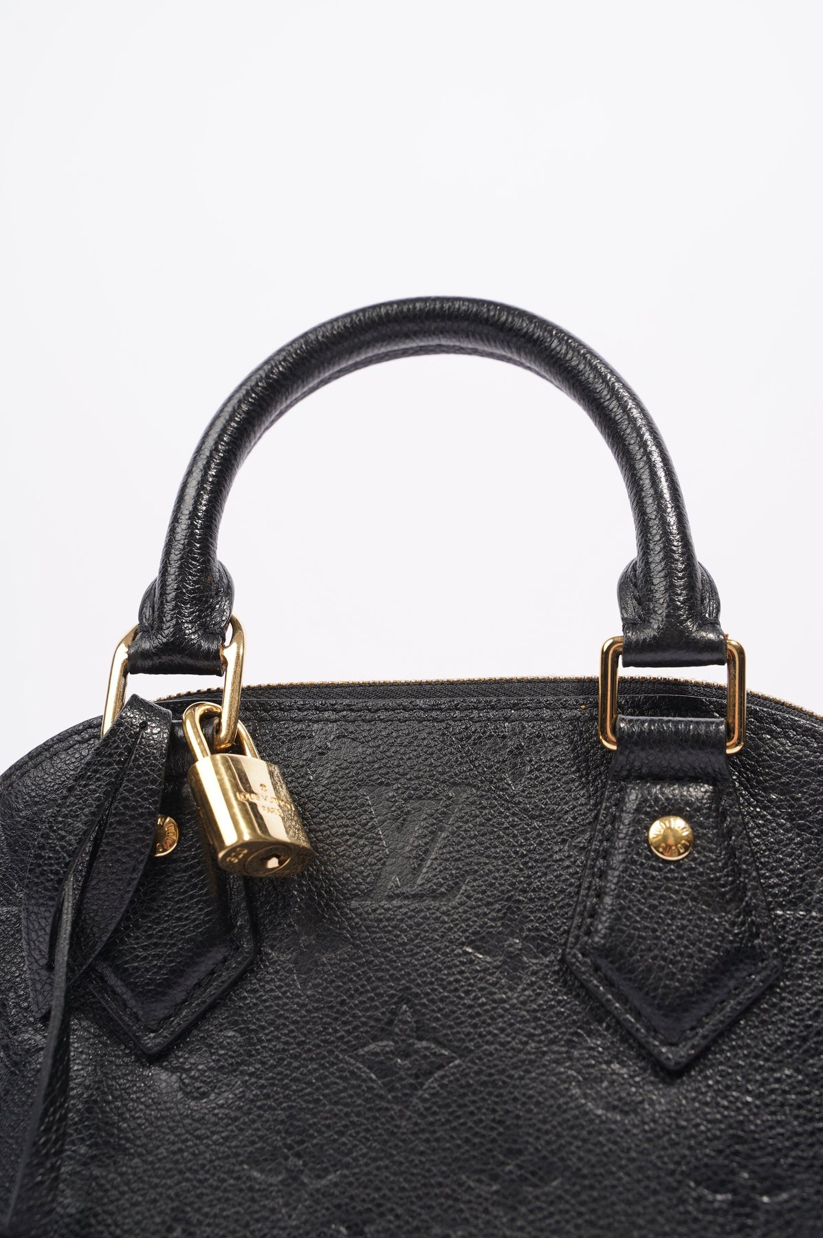 Louis Vuitton Womens Neo Alma Black Empreinte Leather BB – Luxe Collective