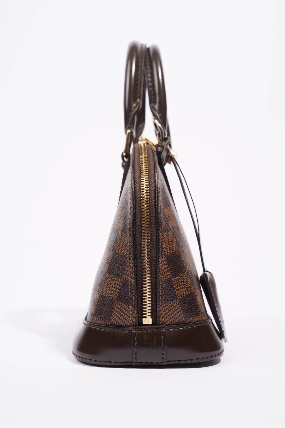 Louis Vuitton® Braided Alma BB Damier Brown Quartz Rose T.. Size
